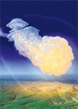 Земля «пукнула» метеоритом