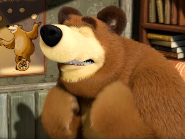 Мультфильм из сериала «Маша и Медведь» стал самым популярным на планете