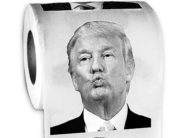 Туалетная бумага с Трампом популярнее, чем с Клинтон