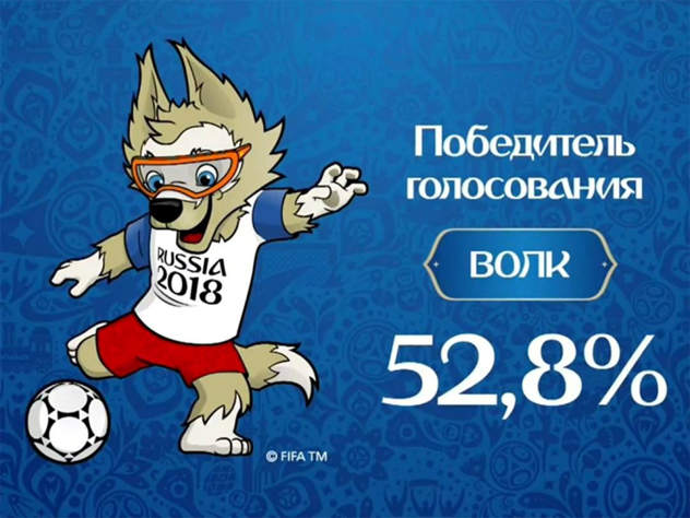 За волка Забиваку ФИФА заплатила студентке 500 долларов