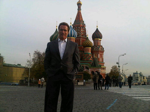 Арнольд ШВАРЦЕНЕГГЕР на Красной площади: