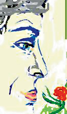 Таким нарисовала Никиту его подруга ЛАРСКАЯ и ему же посвятила строки в дневнике: «Изменчив, как море, то он мягок и тих, а то делается бешеным»