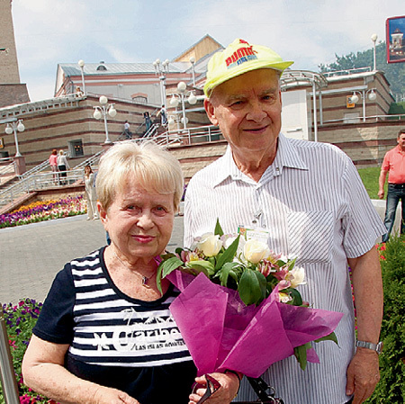 Александра ПАХМУТОВА и Николай ДОБРОНРАВОВ прибыли в Витебск в качестве почетных гостей