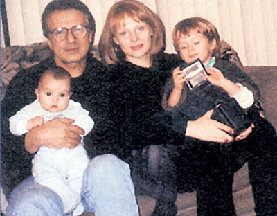 ЦЫВИНА с американским супругом Джорджем ПУСЕПОМ и их детьми - Женей и Зиночкой