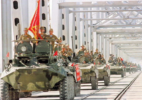 В начале 1989 года советские войска покинули территорию Афганистана