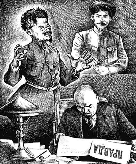 К 1920 г. после поражения от Польши СТАЛИН уже не разделял идею ТРОЦКОГО и ЛЕНИНА о победе мировой революции