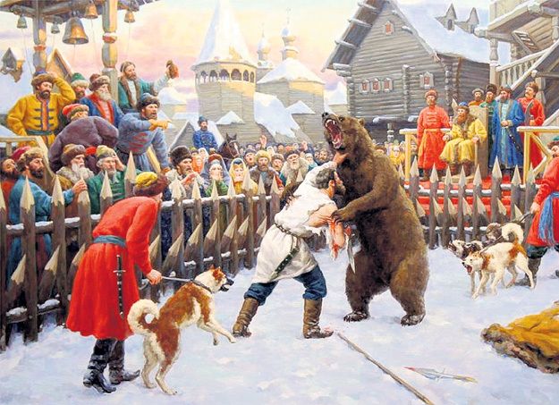 С голыми руками на медведя ходил - это скорее из разряда сказок (Владислав НАГОРНОВ «Бой с медведем»)