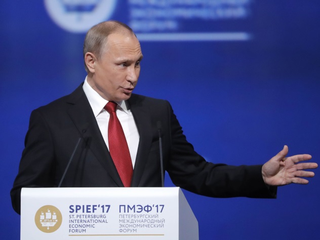Путин возложил на Трампа вину за июньский снег
