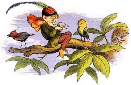 Маленький эльф, живущий на дереве. Источник: wikimedia.org