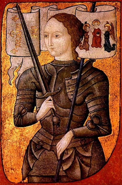 Жанна д'Арк. Миниатюра второй половины XV века. wikimedia.org