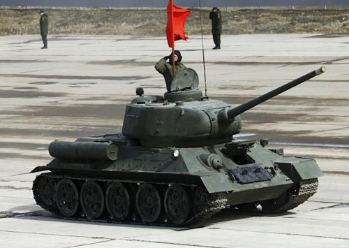 Т-34, фото с сайта Министерства обороны РФ. mil.ru