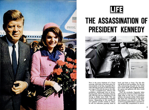 Разворот журнала Life, 29 ноября 1963 года. flickr 