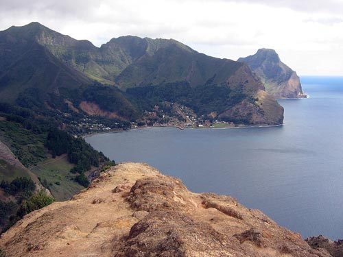 Вид с острова Робинзон-Крузо в наши дни. Serpentus / wikimedia