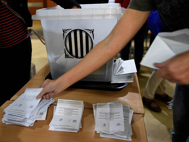 Правительство Каталонии объявило результаты референдума