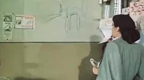 Для съемок кошку нарисовал режиссер Станислав Говорухин, а киношные бандиты только обводили силуэт. Кадр из фильма