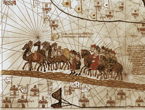 Монгольский караван. Рисунок из старинного атласа. Wikimedia