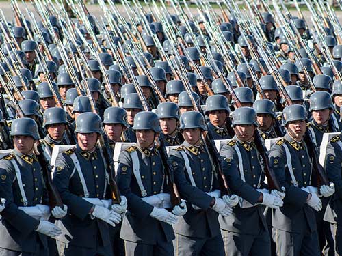 Военный парад в Чили. 2014 год. wikipedia