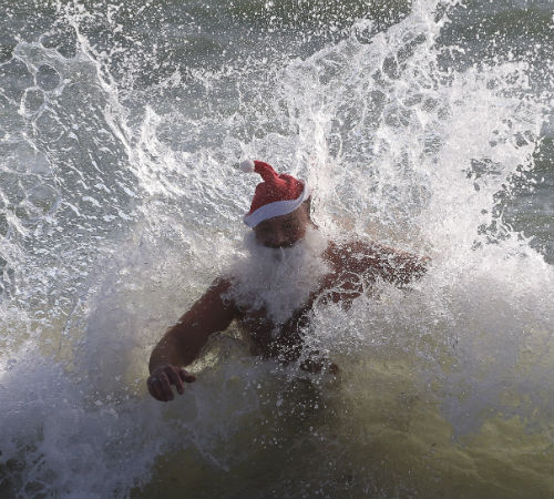Черноморский Дед Мороз в Евпатории. Фото reuters.com