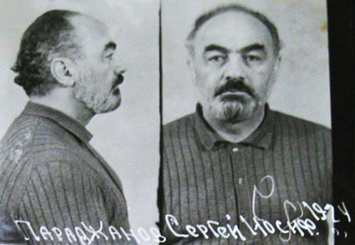 Сергей Параджанов во время ареста. wikimedia