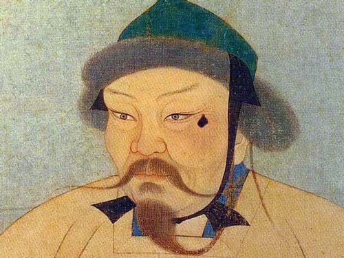 Монгольский хан Одегей, старинное изображение