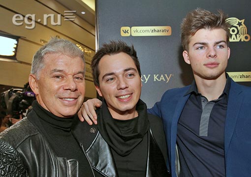 Олег Газманов с сыновьями