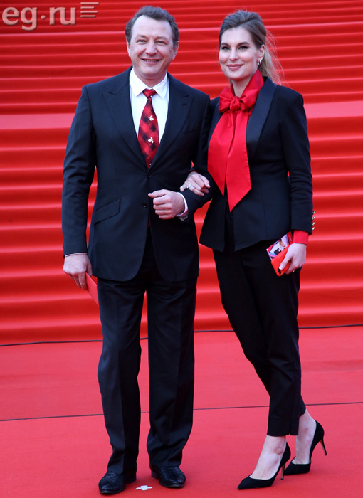 Марат Башаров с женой