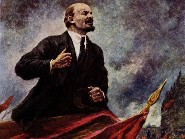 Ленин на трибуне. Александр Герасимов