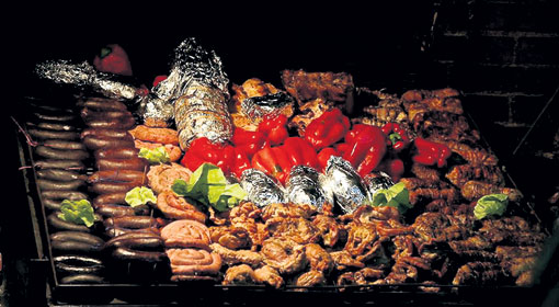 Мясо-гриль - излюбленная еда уругвайцев