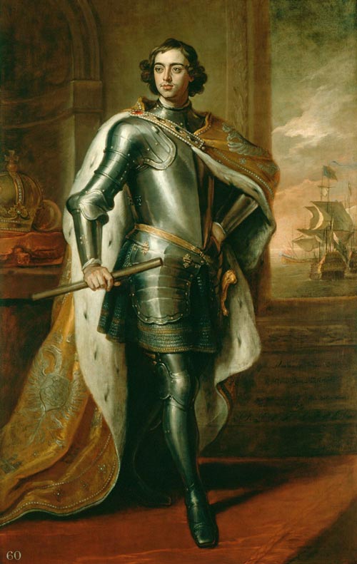 Портрет 26-летнего Петра Первого, Годфри Кнеллер, 1698 г. Источник: wikimedia.org