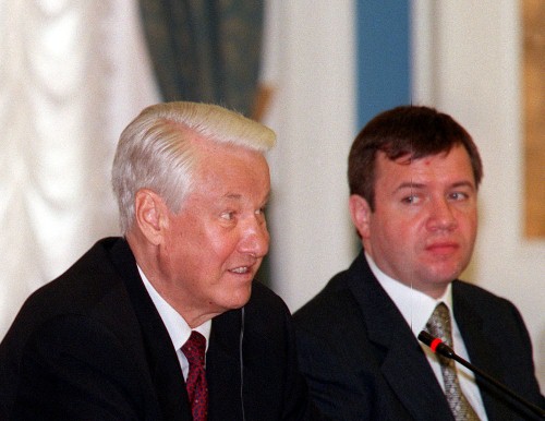 Юмашев и Ельцин