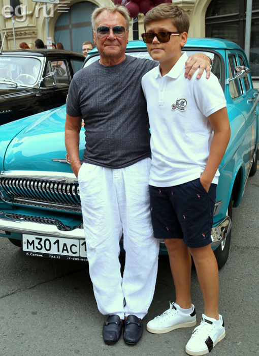 Сергей Шакуров с сыном