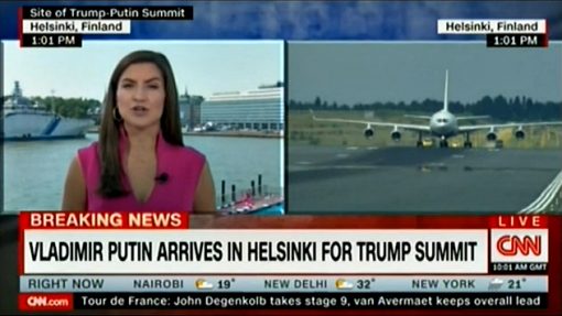 «Опоздание» самолета Путина вызвало истерику в CNN