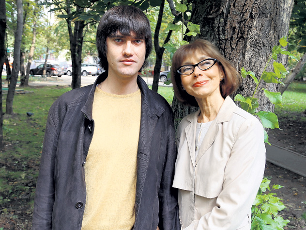 Елена Метелкина с сыном Сашей