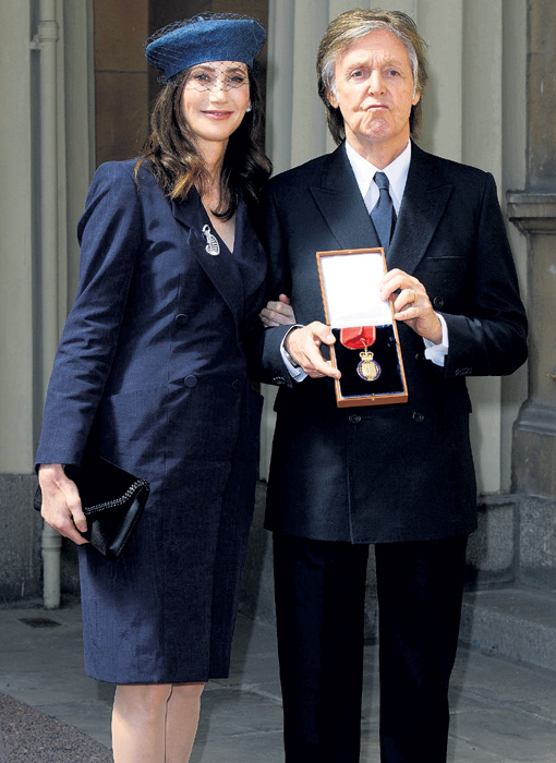 Сэр Пол и его жена Нэнси. Изображение: globallookpress.com