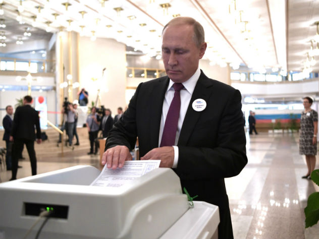 Владимир Путин на выборах мэра Москвы