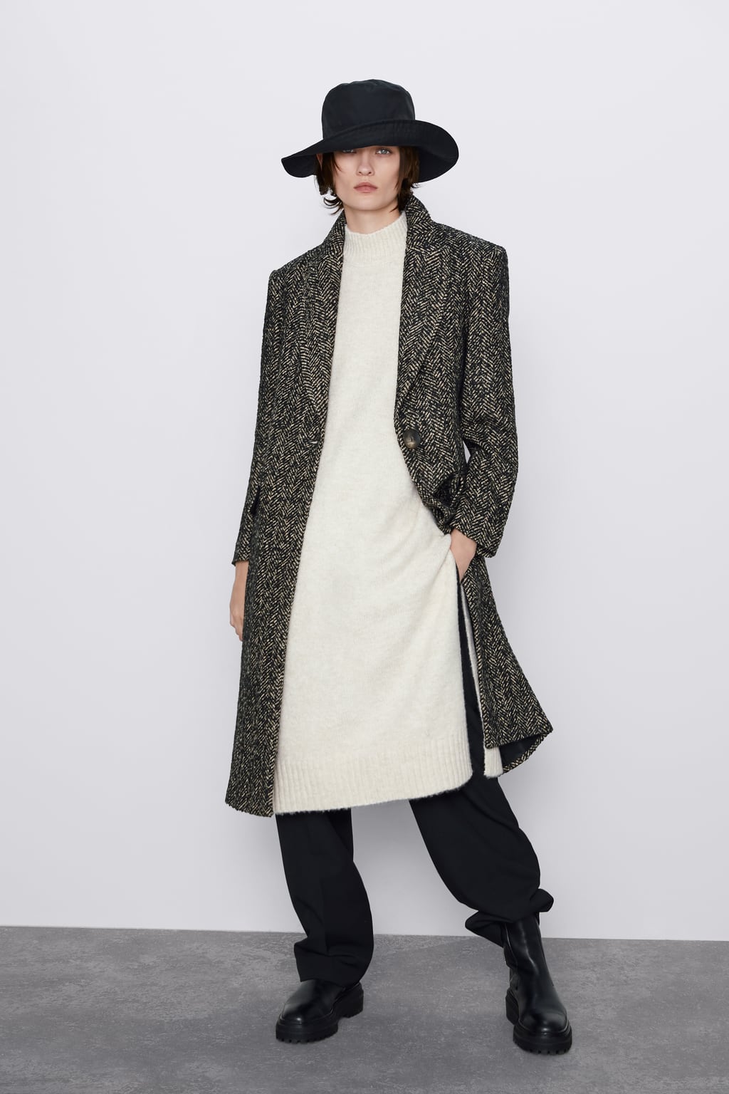 Пальто, Zara, 9 999 рублей