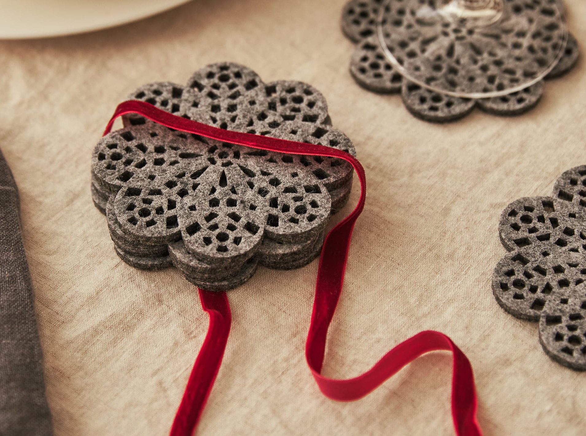 Подставки под стаканы, Новый год