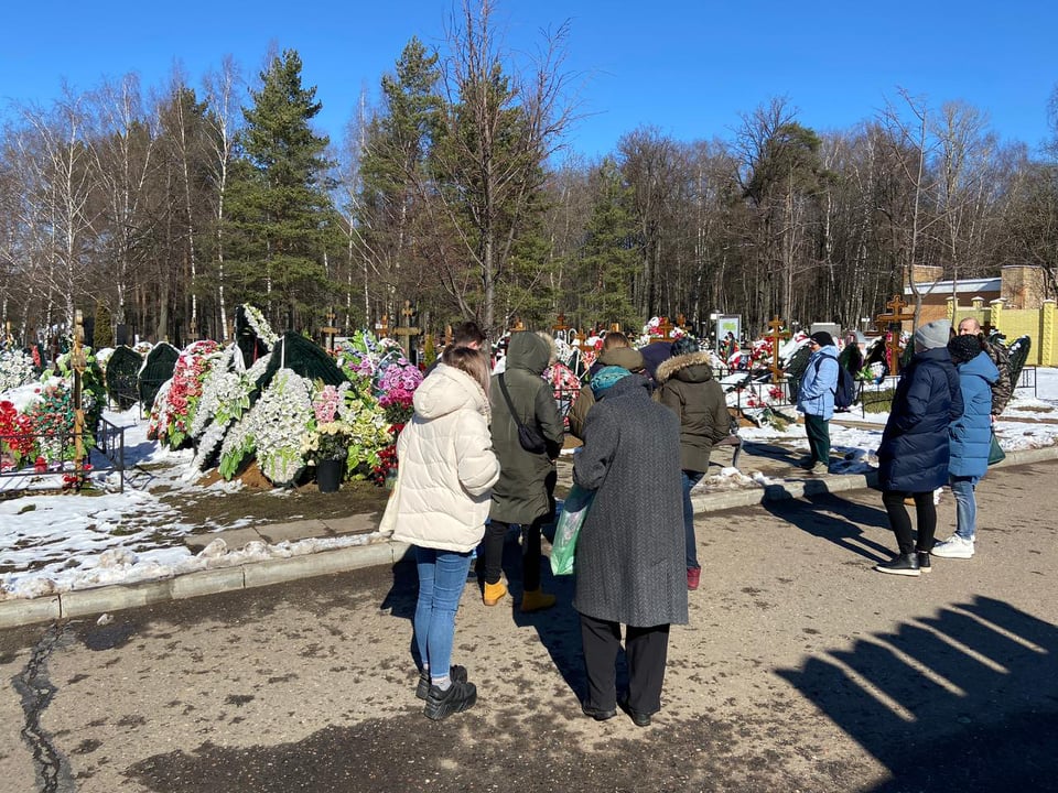 Могила Юлии Началовой на Троекуровском кладбище. Фото: Руслан Вороной