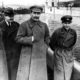 Климент Ворошилов, Вячеслав Молотов, Иосиф Сталин и Николай Ежов на канале Москва - Волга