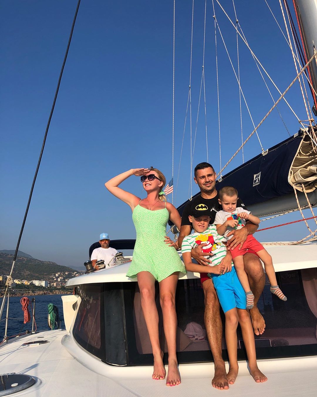 Дарья Пынзарь с семьей на отдыхе в Турции. Фото: официальная страница Дарьи Пынзарь в инстаграме