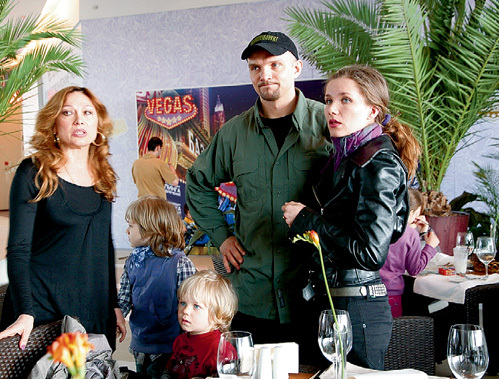 Самые родные: теща Татьяна, жена Настя и сыновья Гордей и Орфей