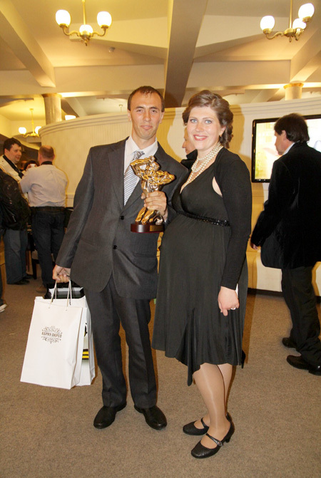 Екатерина ПОРУБЕЛЬ с мужем Анатолием