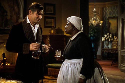 Кадр из фильма «Унесенные ветром». Ретт и Мамушка (Хэти Макдэниэл)