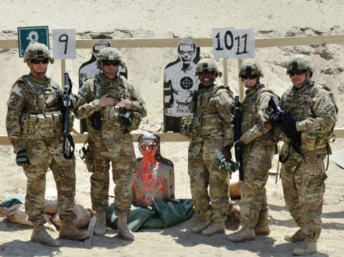 Мишени-зомби пользуются все большей популярностью у американских военных. Фото: army.mil
