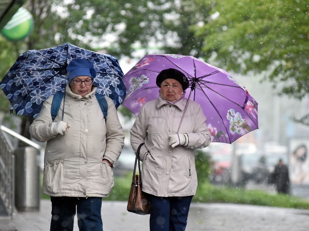 первый снег