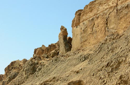 «Жена Лота» на горе Содом, Израиль. Фото: ru.wikipedia.org