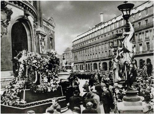Похороны Шаляпина в Париже, апрель 1938 г. 
