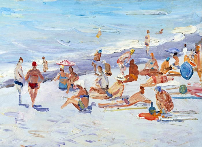 Лев Орехов. На пляже