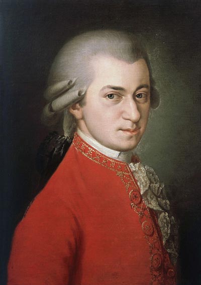 Портрет Моцарта. Художник - Б. Крафт, 1819 г.