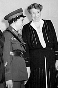Людмила Павличенко с Элеонорой Рузвельт
